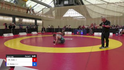 65 kg 3rd Place Match - Mike Zale, Lakehead WC vs Ryan Hicks, BMWC