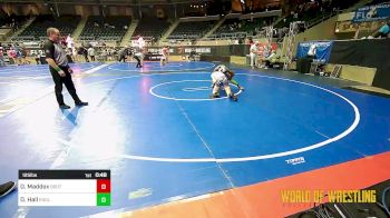 125 lbs Consi Of 32 #2 - Oakley Maddox, Brothers Of Steel vs Davian Hall, Englewood Live Wire