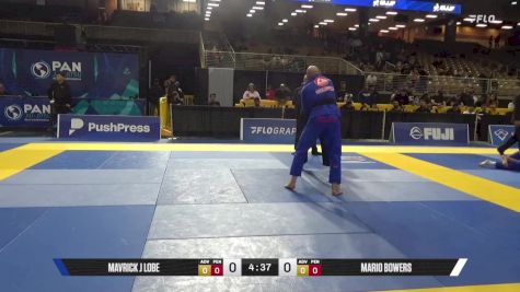 Mario Bowers vs Mavrick J Lobe 2025 Pan Jiu Jitsu IBJJF Championship