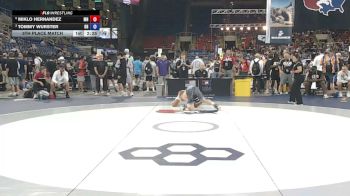 132 lbs 5th Place Match - Miklo Hernandez, Minnesota vs Tommy Wurster, Ohio