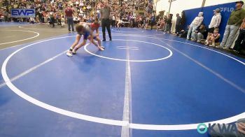 76-80 lbs Rr Rnd 3 - Grayson Stultz, Caney Valley Wrestling vs Sophia Whitenack, Tiger Trained Wrestling