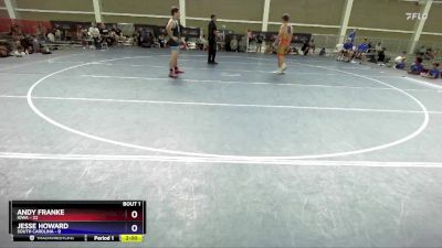 190 lbs Quarterfinals (8 Team) - Andy Franke, Iowa vs Jesse Howard, South Carolina