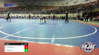 131 lbs Quarterfinal - Mason Moseley, Raw Wrestling Club vs TRAYTON CAREY, Darko Valley Wolfpak