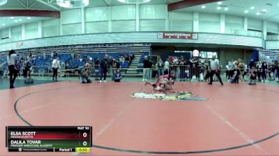 90 lbs Round 2 - Dalila Tovar, Prosser Wrestling Academy vs Elsa Scott, Massachusetts