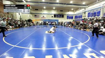 150 lbs 1st Place Match - Jaydon Holland, Concord vs Marco Abude, Jesse Bethel High School