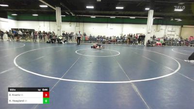 85 lbs Consi Of 32 #2 - David Krantz, PA vs Hunter Hoagland, OR