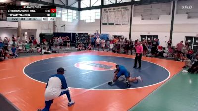 129-137 lbs Quarterfinal - Wyatt Vaughn, Cahokia vs Cristiano Martinez, Riot Room