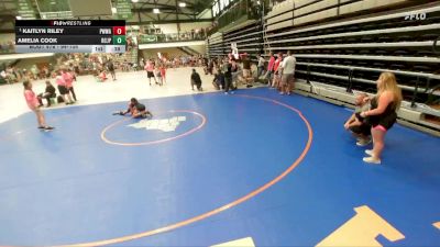94-104 lbs Round 2 - Kaitlyn Riley, P3 Warrior Wrestling Academy vs Amelia Cook, Reed Custer Jr. Panthers