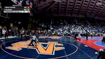 4A-138 lbs Cons. Round 3 - Jin Davis, Northview vs Meco Favors, St Pius X School