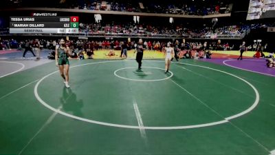 5A 114 lbs Semifinal - Mariah Dillard, Azle vs Tessa Urias, Lubbock Coronado