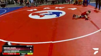 45 lbs Round 2 - Brycen Adams, Touch Of Gold Wrestling Club vs Lincoln Kirkwood, Green River Grapplers