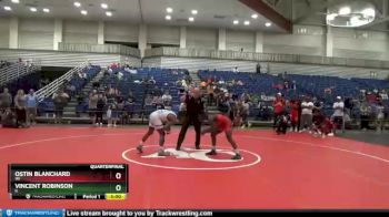 132 lbs Quarterfinal - Ostin Blanchard, WI vs Vincent Robinson, IL