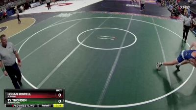 Cons. Round 1 - Logan Rowell, Auburn vs Ty Thomsen, Bennington