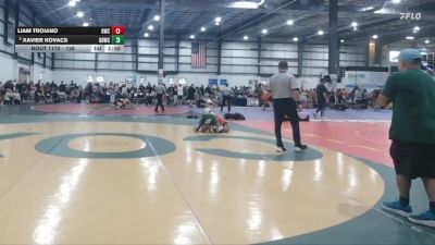 126 lbs Champ. Round 2 - Liam Troiano, Grizzly Wrestling Club vs Xavier Kovacs, Great Bridge Wrestling Club