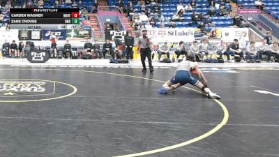 127 lbs Consy Rd Ii - Carden Wagner, Montgomery Area vs Zane Crouse, Bishop McDevitt