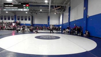 144 lbs Consi Of 4 - Jack Sauer, Franklin vs Freddie Mahoney, Duxbury