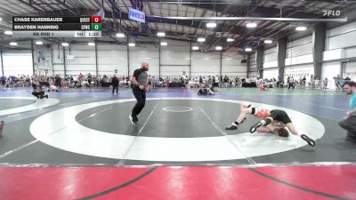 120 lbs Rr Rnd 1 - Chase Karenbauer, Quest School Of Wrestling Black - HSB vs Brayden Hanning, FORGE H/S 1 - HSB