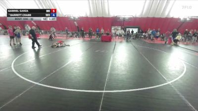 82 lbs Cons. Semi - Gabriel Garza, Ringers Wrestling Club vs Barrett Crabb, Team Nazar Training Center