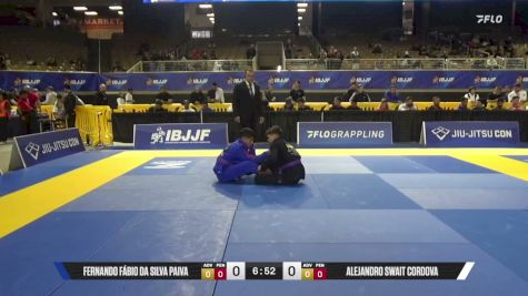 Alejandro Swait Cordova vs Fernando Fábio Da Silva Paiva 2026 Pan Jiu Jitsu IBJJF Championship