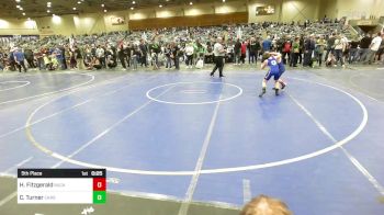 87 lbs 5th Place - Hudson Fitzgerald, Buckaroo WC vs Conor Turner, Carson Bulldogs