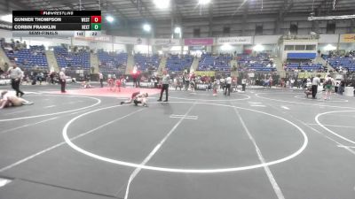 102 lbs Semifinal - Gunner Thompson, Westen Nebraska Elite vs Corbin Franklin, Next Level Training Academy