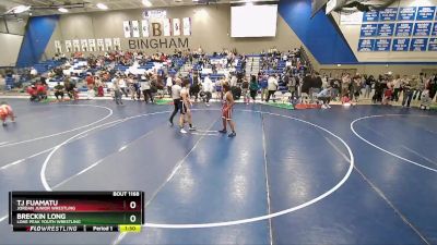145 lbs Semifinal - Breckin Long, Lone Peak Youth Wrestling vs Tj Fuamatu, Jordan Junior Wrestling
