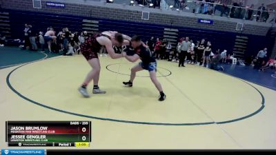 235 lbs Round 4 - Jessee Gengler, Lewiston Wrestling Club vs Jason Brumlow, Mountain Man Wrestling Club