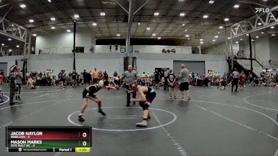 98 lbs Round 7 (8 Team) - Mason Marks, Este Built WC vs Jacob Naylor, Rebellion