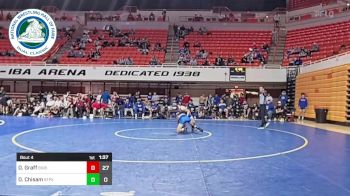 120 lbs Rr Rnd 2 - Dominic Graff, Bixby High School vs Dillan Chisam, St Pius X