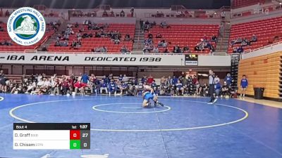 120 lbs Rr Rnd 2 - Dominic Graff, Bixby High School vs Dillan Chisam, St Pius X