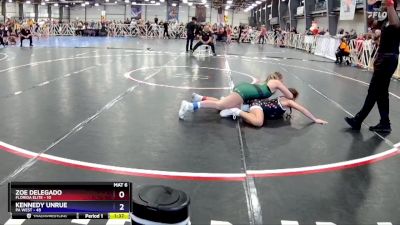 122 lbs Rd# 2 -10:15am Friday - Kennedy Unrue, PA WEST vs Zoe Delegado, Florida Elite