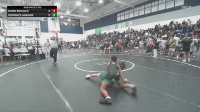 92 lbs Cons. Semi - Ronin Mocock, Poway Elite vs Terrence Aragon, Poway Elite