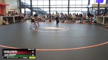 B-18 lbs Cons. Round 1 - Ryker Amburn, New London Tiger Cub vs Jack Crosser, Hammerin Hawks