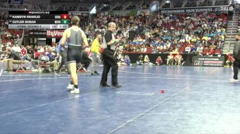1A-215 lbs Cons. Round 2 - Kamdyn Kraklio, Durant vs Cutler Buban, Wayne, Corydon