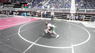 89 lbs 5th Place - Judd Vanderbilt, Eastside United vs Brady Brown, Mountain Grapplers WC