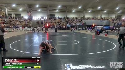 A 120 lbs Cons. Round 1 - Christian Fravel, Franklin Co. vs Jackson Key, Montgomery Central
