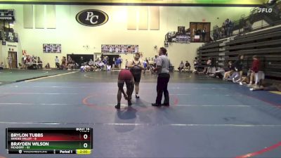 285 lbs Round 4 (10 Team) - Brayden Wilson, Mcadory vs Brylon Tubbs, Shades Valley