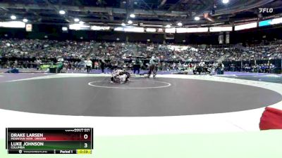 138 lbs Cons. Round 1 - Luke Johnson, Columbia vs Drake Larsen, Mountain View, Oregon