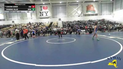 120 lbs Champ. Round 1 - Dominic Ellis, Webster Schroeder Youth Wrestling vs Colton Jurek, Kendall Youth Wrestling