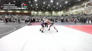 156 lbs Quarterfinal - Kale Winebarger, Cowa vs Cameryn GambleRay, California Gladiators WC
