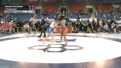 135 lbs Cons. Sub-rd Of 16 - Brooke-Lynn Murray, New York vs Kyler Scott, Idaho