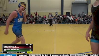 140 lbs Cons. Round 1 - Charlie Larson, CPU Storm Wrestling vs Wyatt Brown, Victory School Of Wrestling