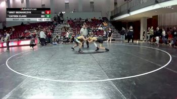 100 lbs 1st Place Match - Cayden Clark, Great Bridge Wrestling Club vs Bret Bednarczyk, Hanover Hawkeye Youth Wrestlin