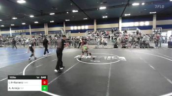 102 lbs Consi Of 32 #2 - Ian Rodriguez-Romero, Threshold WC vs Adam Armijo, Top Rank HAC