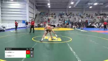 126 lbs Prelims - Hunter Miller, Indiana Outlaws Red vs Johnny Colon, Grit Mat Club HS