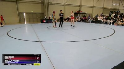 140 lbs Round 1 (8 Team) - Zoe Fries, Idaho vs Tykala Pruitt, South Carolina