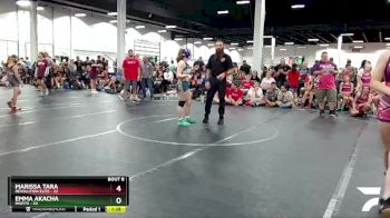 125 lbs Round 3 (6 Team) - Angelina Hayes, Revolution Elite vs Ava Akacha, Misfits