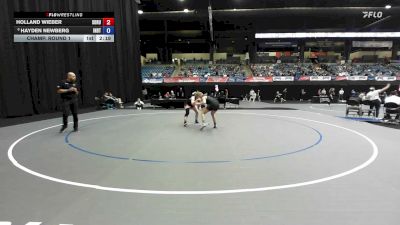 145 lbs Champ. Round 1 - Holland Wieber, Southern Oregon vs Hayden Newberg, Indiana Tech