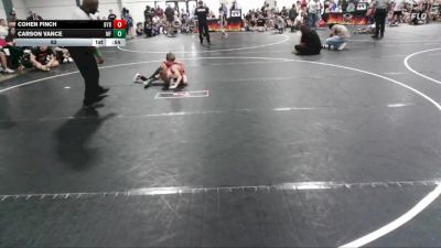 62 lbs Round 4 (6 Team) - Carson Vance, MF vs Cohen Finch, Backyard Brawlers