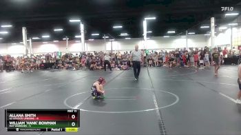 44 lbs Round 1 (6 Team) - Allana Smith, U2 Upstate Uprising vs William `Hank` Bowman, Mat Warriors